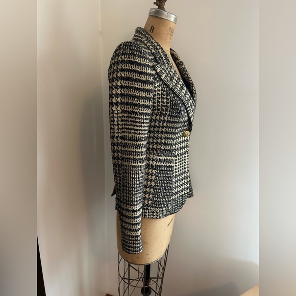 SOLD Smythe Hutton Blazer 2 duchess gold black lurex - Picture 10 of 16